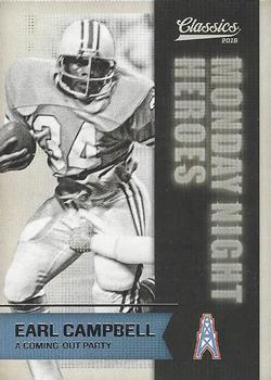 2016 Panini Classics - Monday Night Heroes #17 Earl Campbell Front