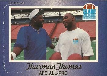 1992 Slam Thurman Thomas (Unlicensed) #8 Thurman Thomas Front