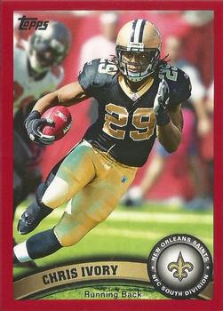 2011 Topps - Red #211 Chris Ivory Front