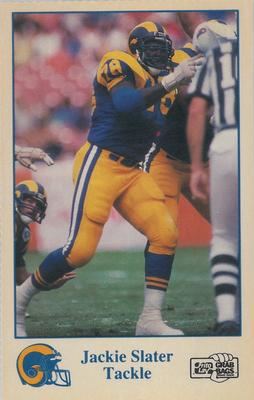 1989 Frito Lay Los Angeles Rams #15 Jackie Slater Front