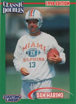 1998 Kenner Starting Lineup Cards Classic Doubles #549543 Dan Marino Front