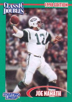 1998 Kenner Starting Lineup Classic Doubles Cards #NNO Joe Namath Front