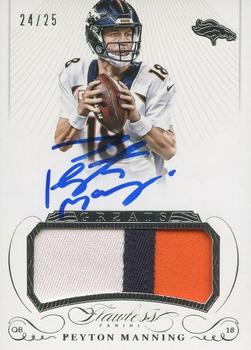 2015 Panini Flawless - Greats Patches Autographs #GPA-PM Peyton Manning Front