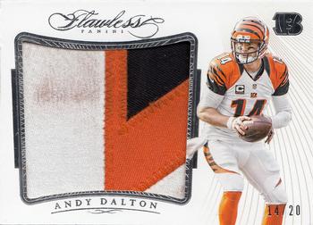2015 Panini Flawless - Patches #P-AD Andy Dalton Front