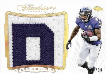 2015 Panini Flawless - Patches Gold #P-SS Steve Smith Sr. Front