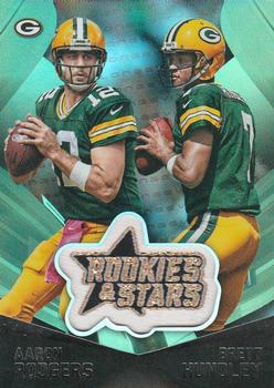 2015 Panini Rookies & Stars - Longevity Embroidered Patches #EP1 Aaron Rodgers / Brett Hundley Front