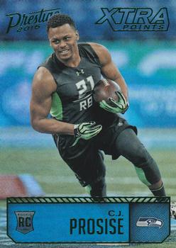 2016 Panini Prestige - Xtra Points Green #219 C.J. Prosise Front