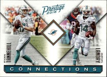 2016 Panini Prestige - Connections #12 Ryan Tannehill / Jarvis Landry Front
