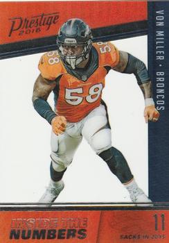 2016 Panini Prestige - Inside the Numbers #28 Von Miller Front