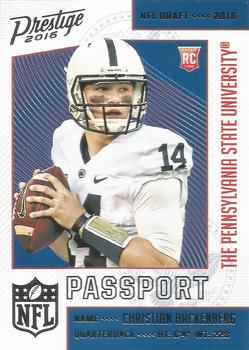 2016 Panini Prestige - NFL Passport #1 Christian Hackenberg Front