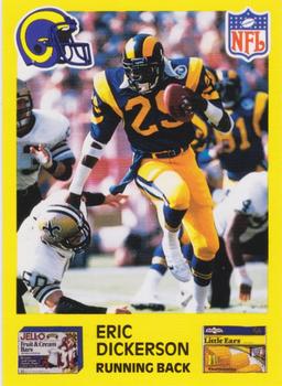 1987 Jello / Birdseye Los Angeles Rams #3 Eric Dickerson Front