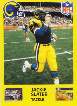 1987 Jello / Birdseye Los Angeles Rams #9 Jackie Slater Front