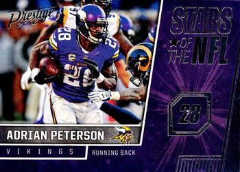 2016 Panini Prestige - Stars of the NFL #9 Adrian Peterson Front