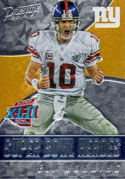2016 Panini Prestige - Super Bowl Heroes #11 Eli Manning Front
