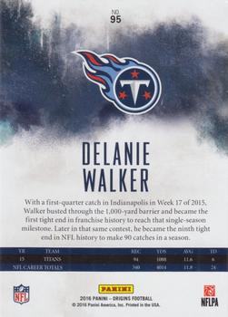2016 Panini Origins #95 Delanie Walker Back