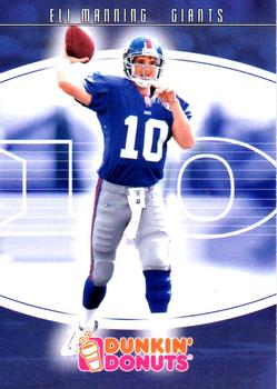 2004 Upper Deck Dunkin' Donuts New York Giants #2 Eli Manning Front