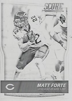 2016 Score - Printing Plates Black #55 Matt Forte Front