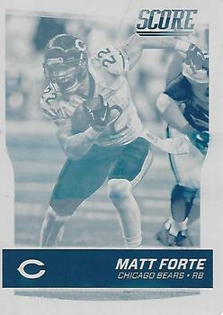 2016 Score - Printing Plates Cyan #55 Matt Forte Front
