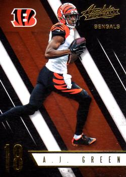2016 Panini Absolute #23 A.J. Green Front