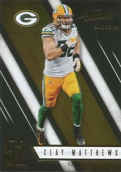 2016 Panini Absolute #70 Clay Matthews Front