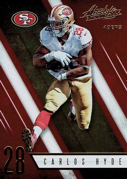 2016 Panini Absolute #81 Carlos Hyde Front