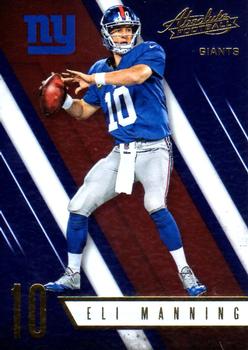 2016 Panini Absolute #95 Eli Manning Front