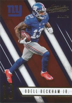 2016 Panini Absolute #96 Odell Beckham Jr. Front