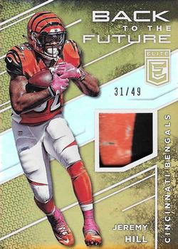 2016 Donruss Elite - Back to the Future Prime #BFM-JH Jeremy Hill Front
