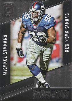 2016 Donruss Elite - Etched in Time #ET-MS Michael Strahan Front