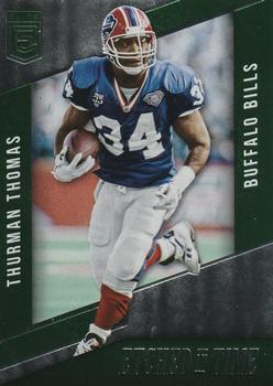 2016 Donruss Elite - Etched in Time Green #ET-TT Thurman Thomas Front