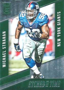 2016 Donruss Elite - Etched in Time Green #ET-MS Michael Strahan Front
