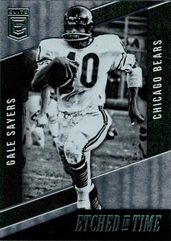 2016 Donruss Elite - Etched in Time Green #ET-GS Gale Sayers Front