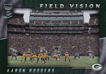 2016 Donruss Elite - Field Vision Green #FV-AR Aaron Rodgers Front