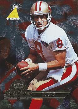 1996 Pinnacle Super Bowl Card Show #1 Steve Young Front