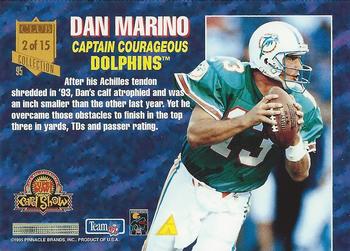 1996 Pinnacle Super Bowl Card Show #2 Dan Marino Back