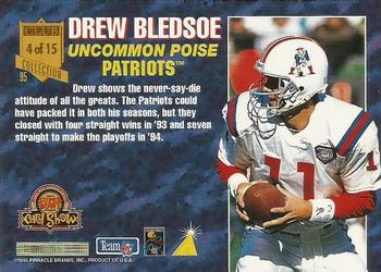 1996 Pinnacle Super Bowl Card Show #4 Drew Bledsoe Back