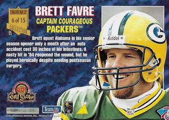 1996 Pinnacle Super Bowl Card Show #6 Brett Favre Back