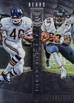 2016 Donruss Elite - Lineage #LN-SL Gale Sayers / Jeremy Langford Front