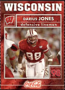 2003 Wisconsin Badgers Program Cards #19 Darius Jones Front