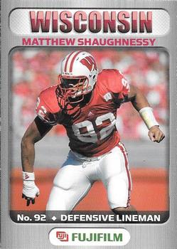 2006 Wisconsin Badgers Program Cards #NNO Matt Shaughnessy Front