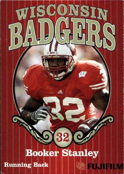 2005 Wisconsin Badgers Program Cards #16 Booker Stanley Front