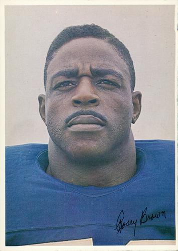 1965 New York Giants Color Picture Pack #NNO Rosey Brown Front