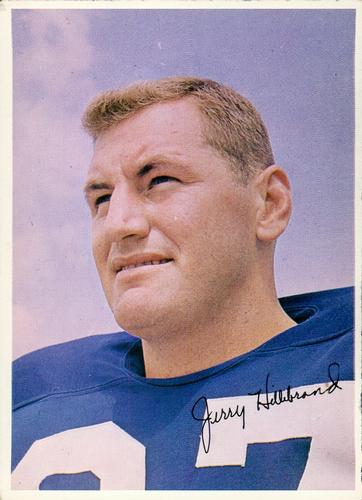 1965 New York Giants Color Picture Pack #NNO Jerry Hillebrand Front