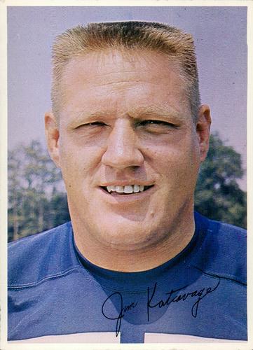 1965 New York Giants Color Picture Pack #NNO Jim Katcavage Front