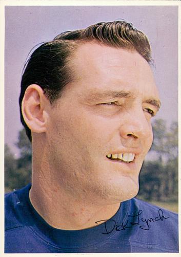1965 New York Giants Color Picture Pack #NNO Dick Lynch Front