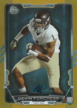 2015 Bowman - Rookies Rainbow Gold #40 Devin Funchess Front