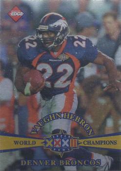 1998 Collector's Edge Super Bowl XXXII - Denver Broncos B Prefix Silver #B13 Vaughn Hebron Front