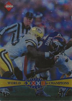 1998 Collector's Edge Super Bowl XXXII - Denver Broncos B Prefix Silver #B14 Terrell Davis Front
