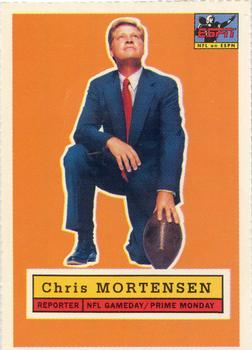 1995 ESPN NFL Announcers Ad Cards #32 Chris Mortensen Front