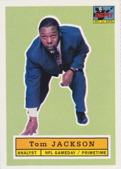 1995 ESPN NFL Announcers Ad Cards #57 Tom Jackson Front